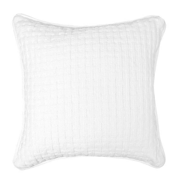 Veratex Centra-THRW Pill Central Park Throw PILLOW-18 X 18-Optical White Veratex Centra-THRW Pill Central Park Throw PILLOW-18 X 18-Optical White